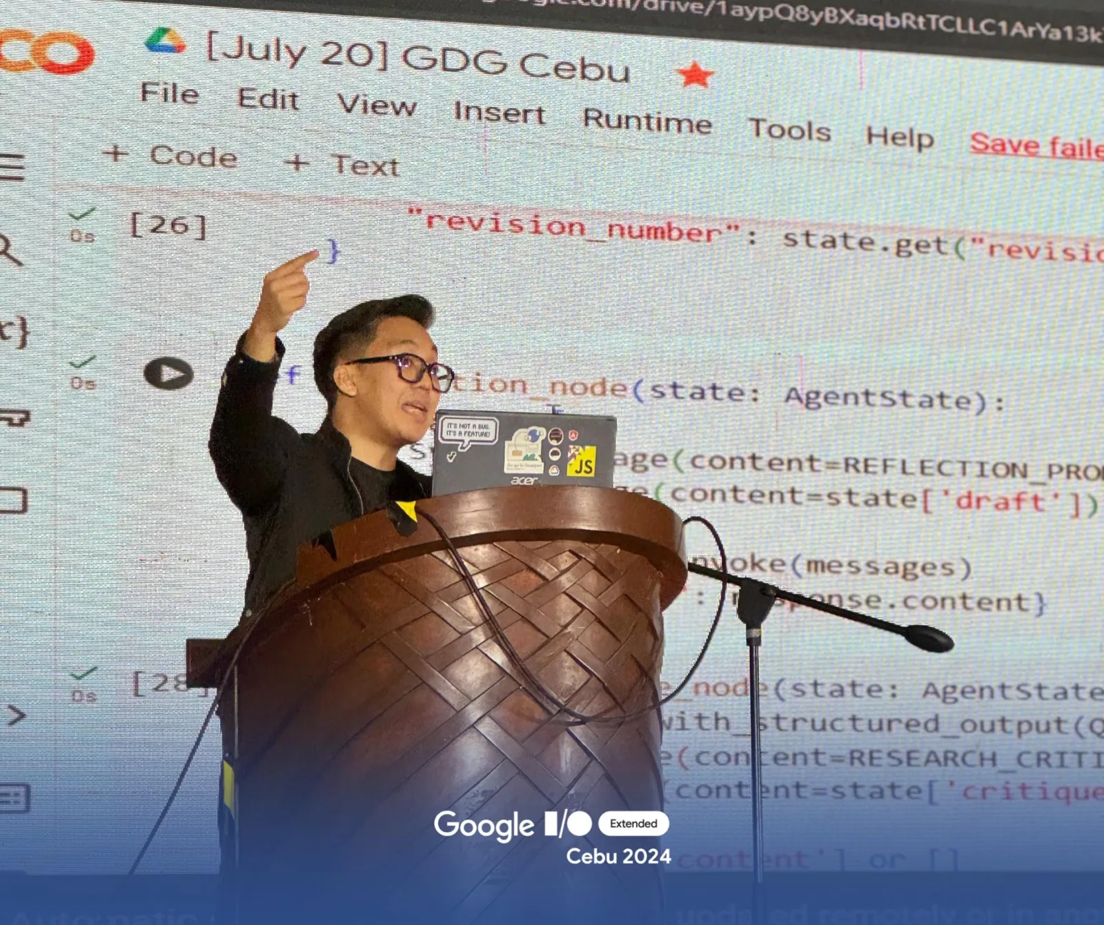 Intro to GenAI Agents with Gemini speaking engagement